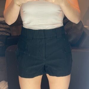 TNA High Waist Black Women's Shorts